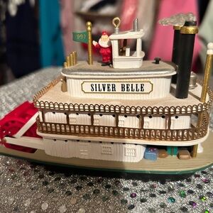Hallmark Santa’s Showboat magic no box Silver Belle untested